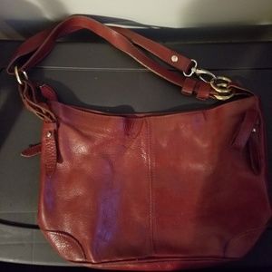 ValentinA dark red shoulder bag